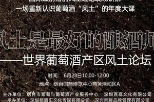 “風土大課”：6.28煙臺酒博會OIV主席領銜中外葡萄酒名師帶您識“風土”