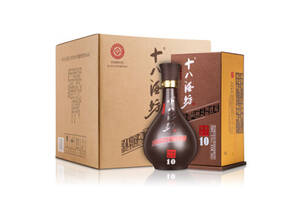 38.8度十八酒坊陶藏10老白干香型白酒480mlx4瓶整箱價格？