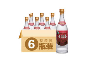 52度劉伶醉釜陽春光瓶白酒6瓶整箱市場價多少錢？