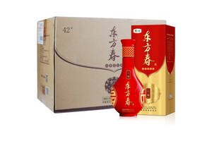 42度中糧東方春六福白酒紅瓶6瓶整箱價格？