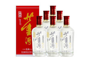 46度董酒紅色經典酒6瓶整箱價格？