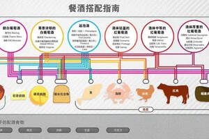 一張圖了解葡萄酒如何配餐