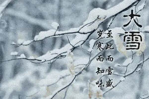 歲暮大雪，溫酒一壺