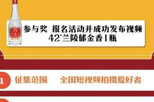 “喝蘭陵喜臨門酒過幸福中國年”短視頻征集活動開始了！