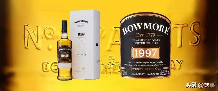 量超少！希斯羅免稅專供！波摩(Bowmore)1997雪莉單桶20年