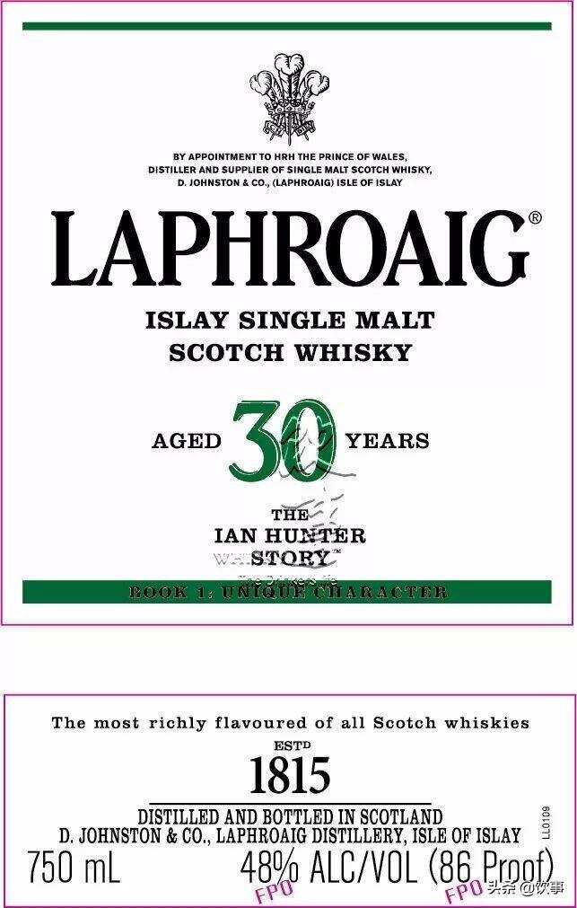 拉弗格(Laphroaig)伊恩·亨特(Ian Hunter)之書第1部上市