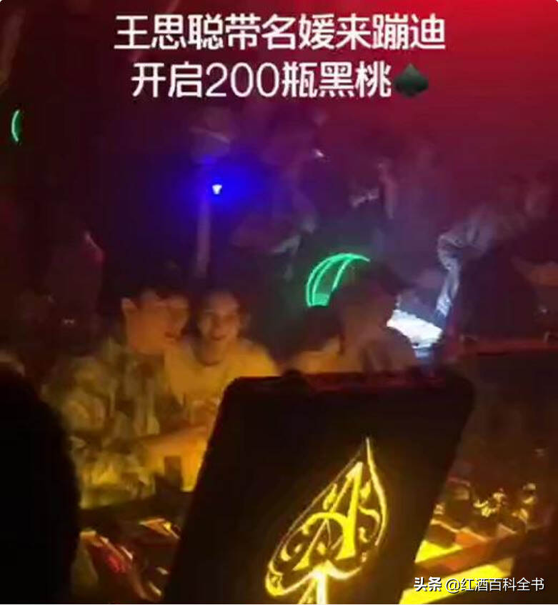 王思聰夜店狂歡，開200萬元酒慶祝登榜胡潤百富榜