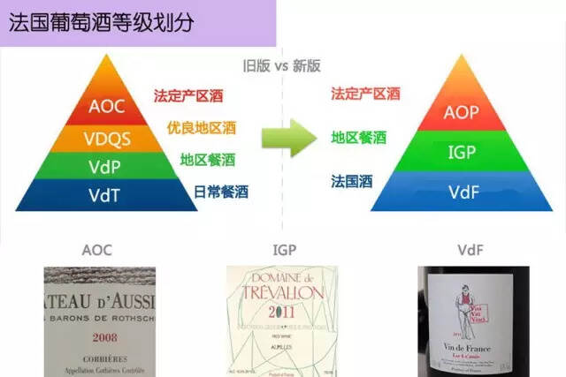 法國葡萄酒分級 AOC、AOP、VDP和 IGP分別是什么？