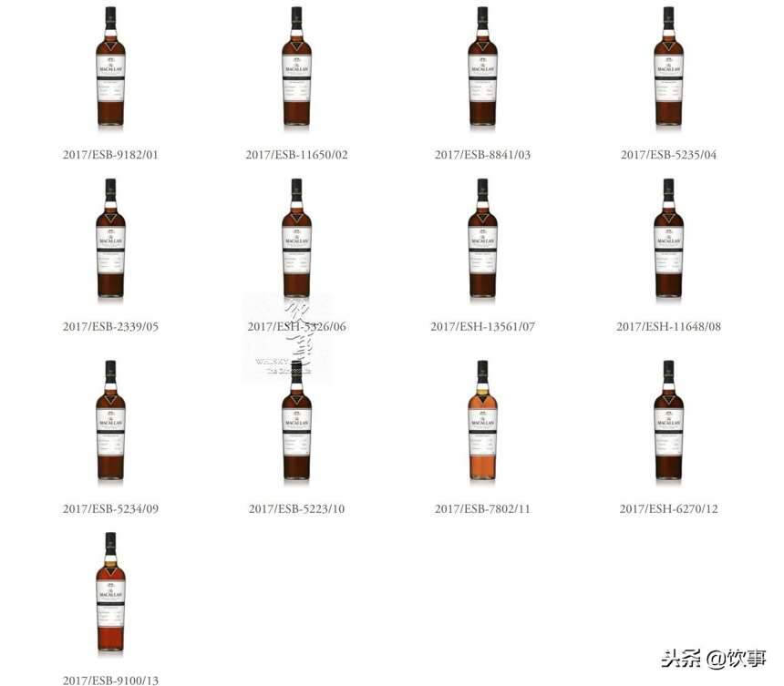 麥卡倫單桶(Exceptional Single Cask)2017版08至13號悄悄現身