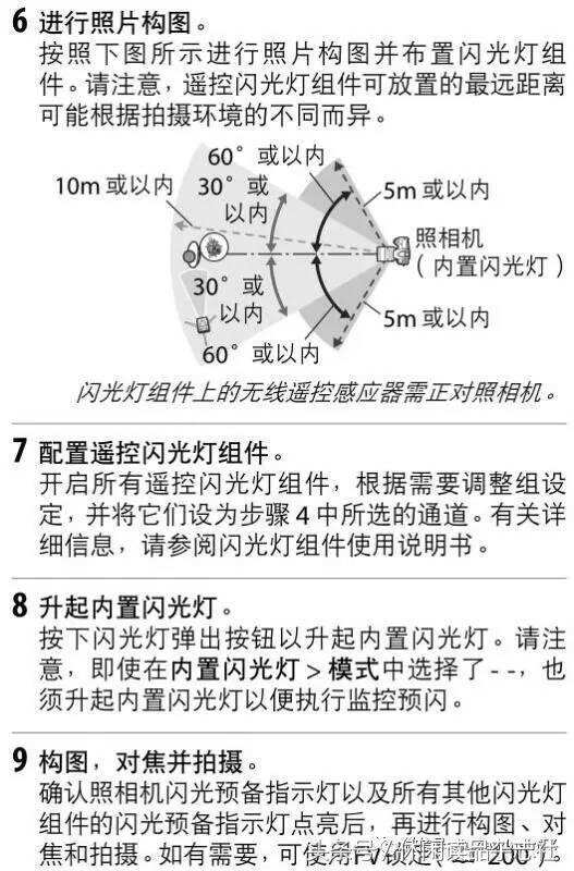 尼康D810可以被遙控的外置、內置閃光燈