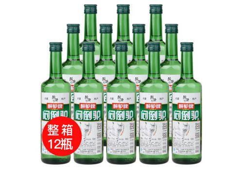 67度醉驢牌悶倒驢白酒500mlx12瓶整箱多少錢一瓶？