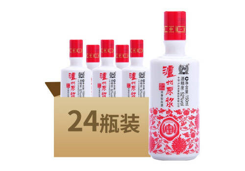 52度四川瀘州老窖瀘州原漿濃香型白酒150mlx24瓶整箱價格？