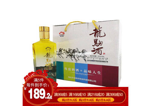 42度龍駒奶酒草原吉祥450mlx6瓶整箱價格？