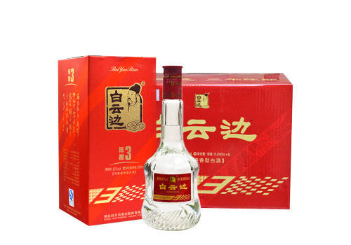 42度白云邊三年陳釀白酒6瓶整箱價格？