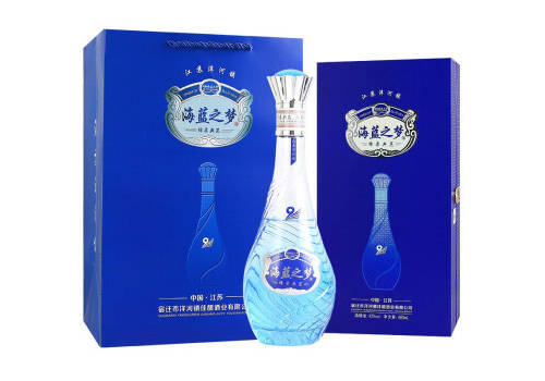 42度乾御海藍之夢綿柔典范9濃香白酒480mlx6瓶整箱價格？