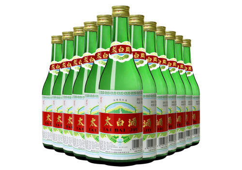 50度太白酒普太綠瓶鳳香型太白純糧高度白酒整箱500ml*12500mlx12瓶整箱價格？