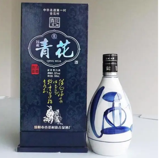 汾酒30年青花瓷53/48/42度的價格多少錢一瓶，1100元左右相差小