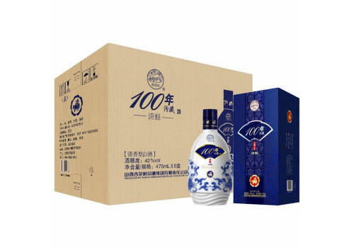 42度汾酒100年汾藏清釀清香型白酒6瓶整箱價格？