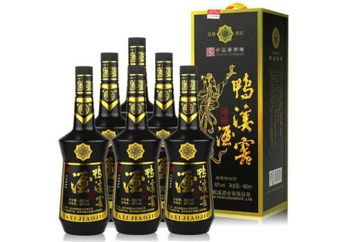 52度鴨溪窖酒珍品黑金版460mlx6瓶整箱價格？