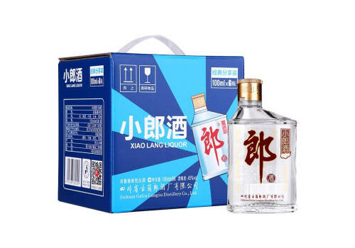 45度郎酒小郎酒分享裝100mlx6瓶整箱價格？