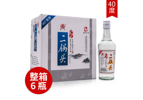 40度扎魯特旗二鍋頭白酒450mlx6瓶整箱價格？