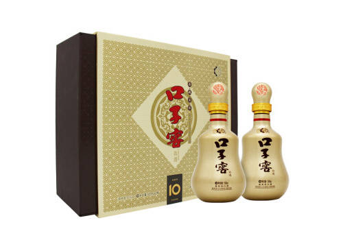 41度口子窖10年型兼香型白酒500mlx2瓶禮盒裝價格多少錢？