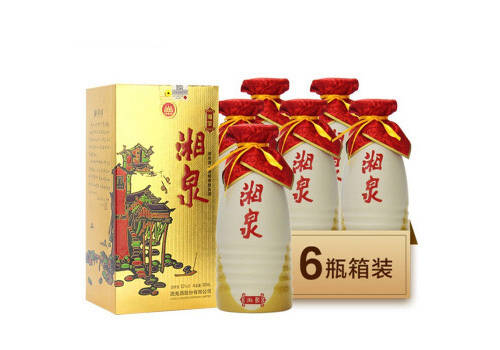 52度酒鬼酒湘泉湘聚馥郁香型白酒6瓶整箱價格？