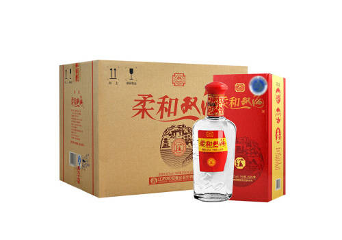 42度雙溝柔和紅濃香型白酒450mlx6瓶整箱價格？