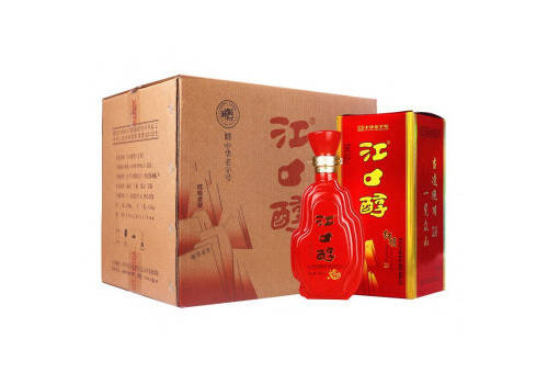 52度江口醇紅頂濃香型白酒500mlx6瓶整箱價格？