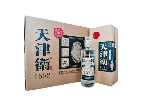 52度蘆臺春天津衛1652天津特產酒高度濃香型白酒/箱500mlx6瓶整箱價格？