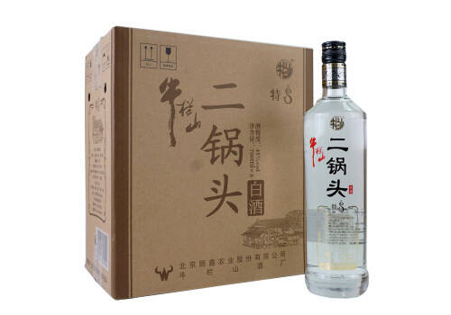 45度牛欄山二鍋頭白酒特8光瓶700MLx6瓶整箱價格？