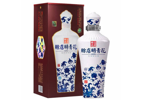 46度賒店老酒青花瓷明青花濃香型白酒500mlx2瓶禮盒裝價格多少錢？