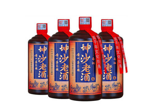 53度貴州茅臺鎮南壇六年坤沙老酒500ml×4瓶整箱價格？