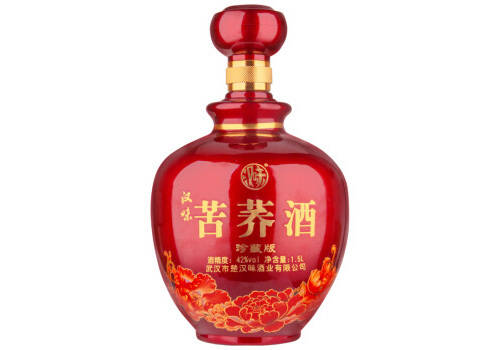 42度漢味苦蕎酒珍藏版大紅色1.5L壇裝價格多少錢？