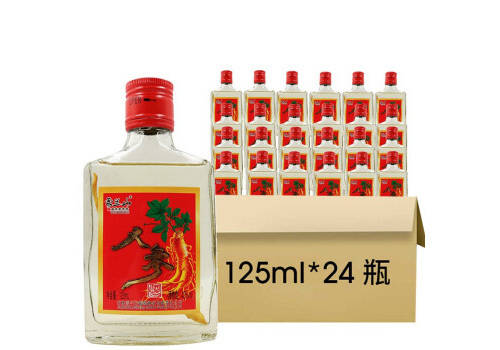 42度雪蘭山人參酒125mlx24瓶整箱價格？