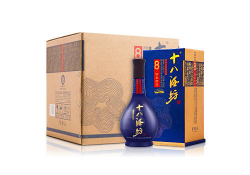 38.8度十八酒坊醇柔典范8老白干香型白酒480mlx4瓶整箱價格？