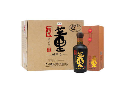 54度董酒暢享版10酒6瓶整箱價格？