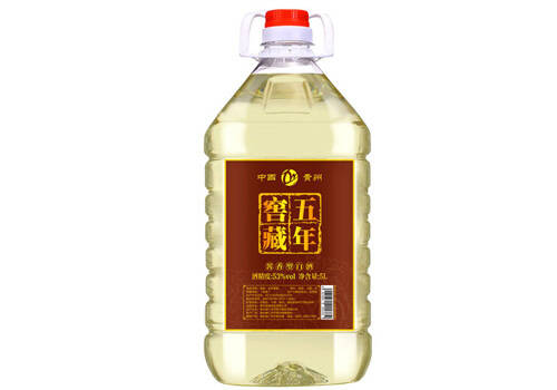 53度藍翁五年窖藏醬香型白酒5L桶裝價格多少錢？