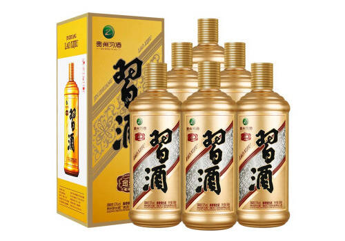 53度貴州習酒金裝醬香型白酒500mlx6瓶整箱價格？