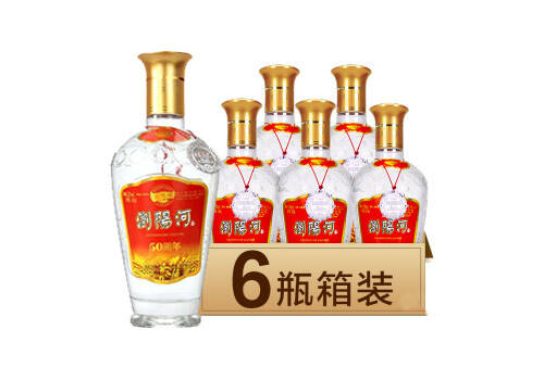 52度瀏陽河50周年酒475mlx6瓶整箱市場價多少錢？