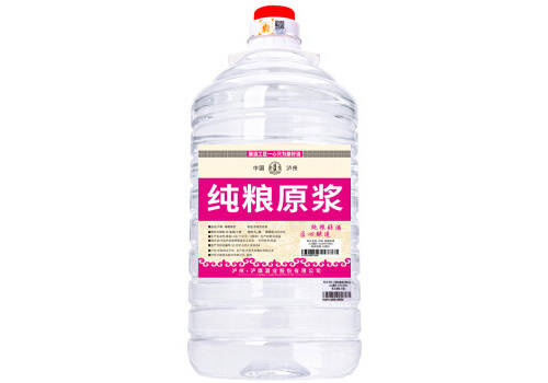 60度瀘旗純糧原漿酒紅標5L桶裝價格多少錢？