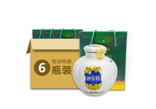 37度納爾松十年原漿濃香型白酒888mlx6壇整箱價格？