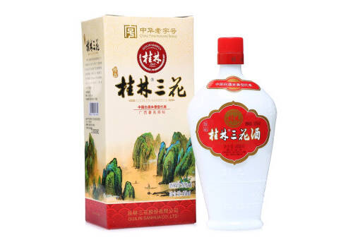 52度桂林三花酒珍品乳白瓶450ml多少錢一瓶？