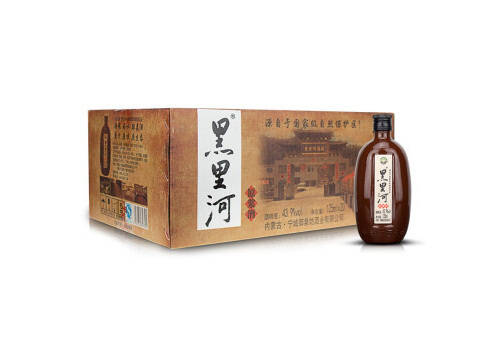 43.9度內蒙古特產黑里河原漿酒125mlx20瓶整箱價格？