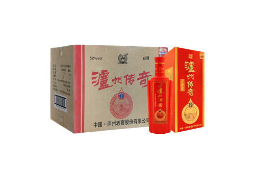 52度瀘州老窖瀘州傳奇A6白酒500mlx6瓶整箱價格？