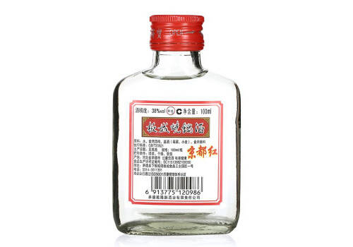 38度板城燒鍋酒京都紅小酒100mlx24瓶整箱市場價多少錢？