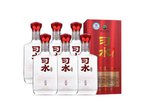 52度貴州習酒習水虹鉆濃香型白酒500mlx6瓶整箱價格？