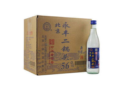 56度永豐牌北京二鍋頭原漿酒500mlx12瓶整箱價格？