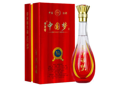 42度洋河鎮夢里香中國夢酒V6濃香型白酒紅包裝480ml多少錢一瓶？