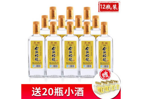 42度金裕皖精品濃香型白酒500mlx12瓶整箱價格？